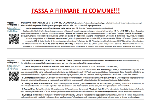 Passa a firmare in Comune!!!